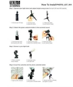 Silkflowersfactory Photography Photo Portrait Studio 600W Day Light Black/Silver Umbrella Continuous Lighting Kit 13 Silkflowersfactory Photography Photo Portrait Studio 600W Day Light Black/Silver Umbrella Continuous Lighting Kit