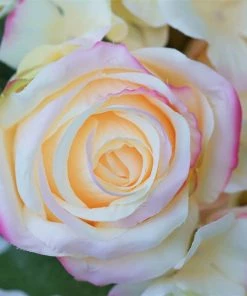 Silkflowersfactory Rose & Hydrangea Bouquet Artificial Silk Flowers - Pink Bouquets