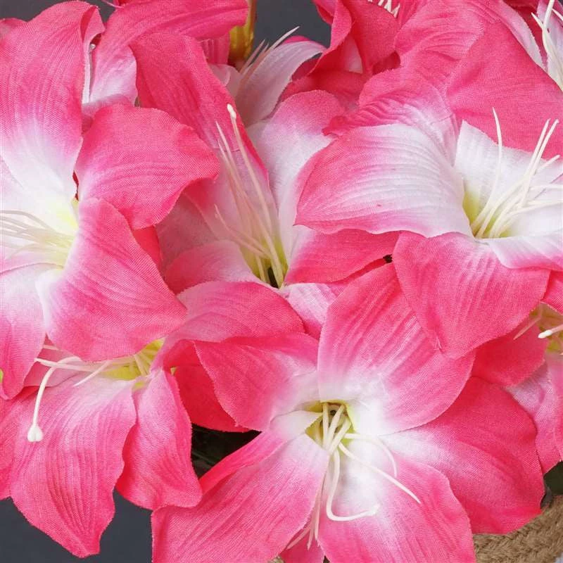 Silkflowersfactory Eastern Lily Bush Artificial Silk Flowers - Fuchsia FLASH SALE - 20% OFF 4 Silkflowersfactory Eastern Lily Bush Artificial Silk Flowers - Fuchsia FLASH SALE - 20% OFF
