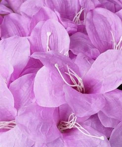 Silkflowersfactory Eastern Lily Bush Artificial Silk Flowers - Lavender