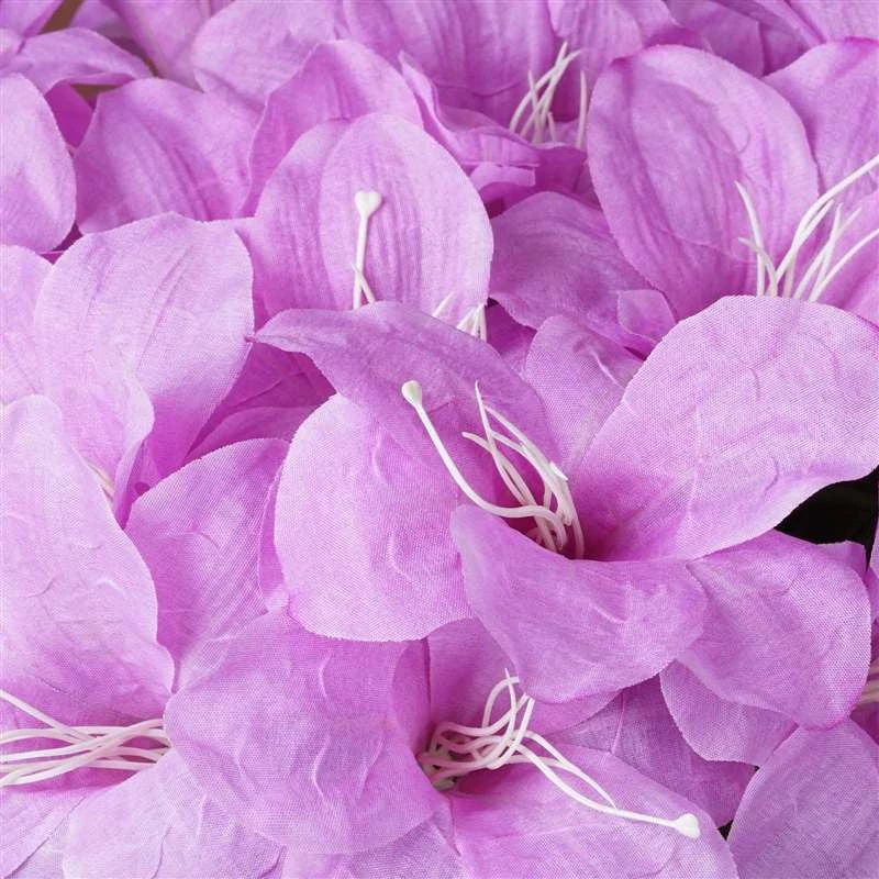 Silkflowersfactory Eastern Lily Bush Artificial Silk Flowers - Lavender 4 Silkflowersfactory Eastern Lily Bush Artificial Silk Flowers - Lavender
