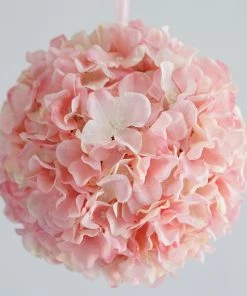 Silkflowersfactory Kissing Balls Hydrangea Kissing Ball Artificial Silk Flowers - Blush - 4 Pack 7 Silkflowersfactory Kissing Balls Hydrangea Kissing Ball Artificial Silk Flowers - Blush - 4 Pack