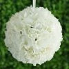 Silkflowersfactory Hydrangea Kissing Ball Artificial Silk Flowers - Cream - 4 Pack 2 Silkflowersfactory Hydrangea Kissing Ball Artificial Silk Flowers - Cream - 4 Pack