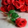 Silkflowersfactory Long Stem Rose Bud Artificial Silk Flowers - Red Long Stem Roses 2 Silkflowersfactory Long Stem Rose Bud Artificial Silk Flowers - Red Long Stem Roses