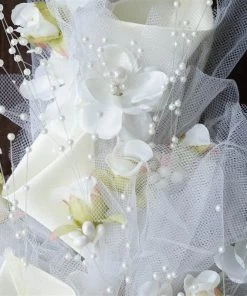 Silkflowersfactory FLASH SALE - 20% OFF Handcrafted Bouquet Of Tulips & Lillies - Cream