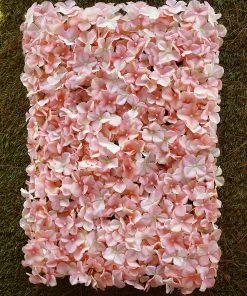 Silkflowersfactory Hydrangea Artificial Flower Wall Mat Panel - Blush - 4 Panels 17 Silkflowersfactory Hydrangea Artificial Flower Wall Mat Panel - Blush - 4 Panels