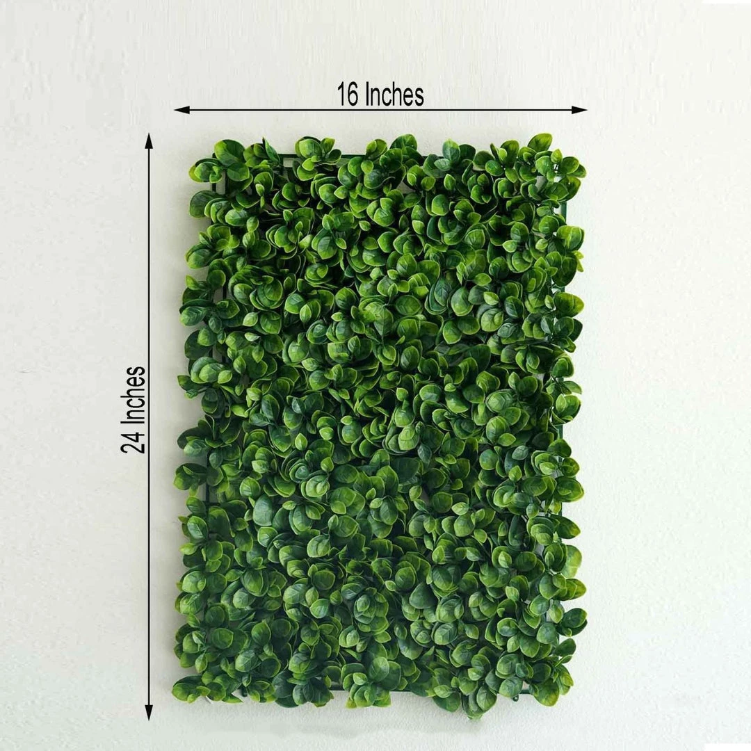 HIER_1920 Wall Panels 11 Sq Ft. | 4 Panels Artificial Boxwood Hedge Faux Small Leaves Foliage Green Garden Wall Mat 8 HIER_1920 Wall Panels 11 Sq Ft. | 4 Panels Artificial Boxwood Hedge Faux Small Leaves Foliage Green Garden Wall Mat