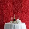 Silkflowersfactory Hydrangea Artificial Flower Wall Mat Panel - Red - 4 Panels 2 Silkflowersfactory Hydrangea Artificial Flower Wall Mat Panel - Red - 4 Panels