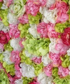 HIER_1910 13 Sq Ft. | SET Of 4 | UV Protected Assorted Silk Flower Wall Panels | Flower Wall Backdrop - Spring Mix