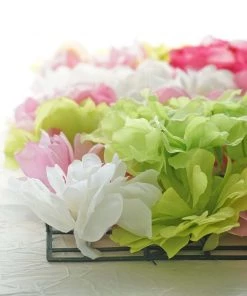 HIER_1910 13 Sq Ft. | SET Of 4 | UV Protected Assorted Silk Flower Wall Panels | Flower Wall Backdrop - Spring Mix