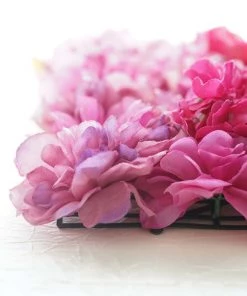 HIER_1910 13 Sq Ft. | SET Of 4 | UV Protected Assorted Silk Flower Wall Panels | Flower Wall Backdrop - Violet | Purple 17 HIER_1910 13 Sq Ft. | SET Of 4 | UV Protected Assorted Silk Flower Wall Panels | Flower Wall Backdrop - Violet | Purple