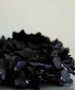 HIER_1910 Wall Panels Pack Of 4 - 11 Sq Ft. UV Protected 3D Black Silk Rose & Hydrangea Flower Wall Mat Panel 23 HIER_1910 Wall Panels Pack Of 4 - 11 Sq Ft. UV Protected 3D Black Silk Rose & Hydrangea Flower Wall Mat Panel