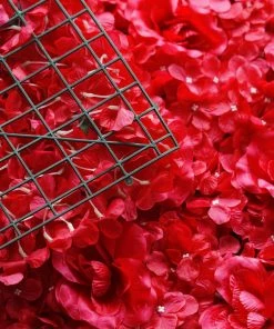 HIER_1910 Pack Of 4 - 11 Sq Ft. UV Protected 3D Red Silk Rose & Hydrangea Flower Wall Mat Panel Wall Panels 16 HIER_1910 Pack Of 4 - 11 Sq Ft. UV Protected 3D Red Silk Rose & Hydrangea Flower Wall Mat Panel Wall Panels