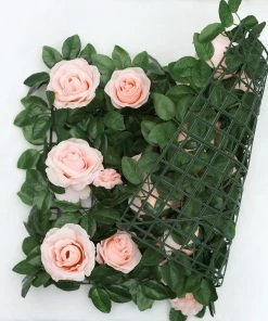 HIER_1910 3 Sq Ft - Silk Rose Flower Wall Panels, Wedding Backdrop Wall Decor - Rose Gold | Blush 21 HIER_1910 3 Sq Ft - Silk Rose Flower Wall Panels, Wedding Backdrop Wall Decor - Rose Gold | Blush