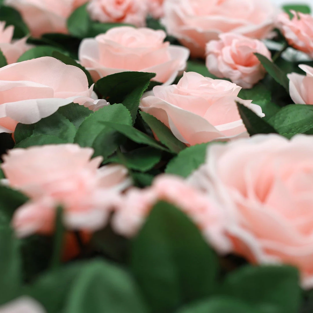 HIER_1910 3 Sq Ft - Silk Rose Flower Wall Panels, Wedding Backdrop Wall Decor - Rose Gold | Blush 13 HIER_1910 3 Sq Ft - Silk Rose Flower Wall Panels, Wedding Backdrop Wall Decor - Rose Gold | Blush