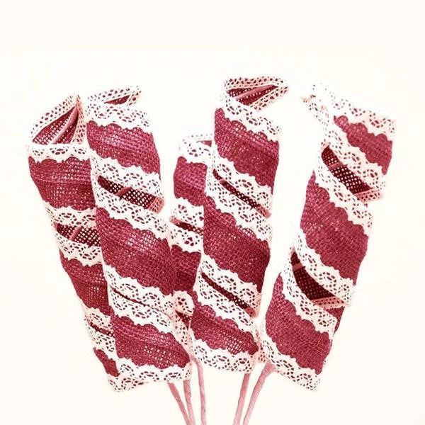 Silkflowersfactory FLASH SALE - 20% OFF 15 Fushia Burlap Curly Pharos Wedding Party DIY Crafts Decoration 3 Silkflowersfactory FLASH SALE - 20% OFF 15 Fushia Burlap Curly Pharos Wedding Party DIY Crafts Decoration