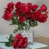 Silkflowersfactory Roses Small Rose Buds Artificial Silk Flowers - Black / Red 2 Silkflowersfactory Roses Small Rose Buds Artificial Silk Flowers - Black / Red