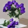 Silkflowersfactory Roses Small Rose Buds Artificial Silk Flowers - Purple 1 Silkflowersfactory Roses Small Rose Buds Artificial Silk Flowers - Purple