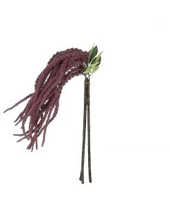 HIER_1400 Artificial Plants Pack Of 2 - 32” Burgundy Amaranthus Artificial Flower Stem With Ivy Leaves 14 HIER_1400 Artificial Plants Pack Of 2 - 32” Burgundy Amaranthus Artificial Flower Stem With Ivy Leaves
