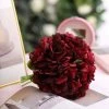 Silkflowersfactory Artificial Flowers 5 Heads | 11" Tall Artificial Bush Peony Bouquet - Wine 2 Silkflowersfactory Artificial Flowers 5 Heads | 11" Tall Artificial Bush Peony Bouquet - Wine