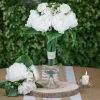 Silkflowersfactory Artificial Flowers 12'' Tall White Artificial Peony Silk Flowers Bouquet 1 Silkflowersfactory Artificial Flowers 12'' Tall White Artificial Peony Silk Flowers Bouquet