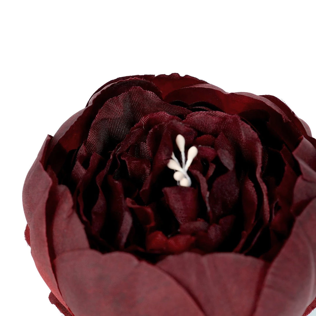 HIER_1130 10 Pack | 3" Burgundy Artificial Peony Flower Heads Artificial Flowers 14 HIER_1130 10 Pack | 3" Burgundy Artificial Peony Flower Heads Artificial Flowers