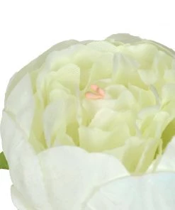 HIER_1130 10 Pack | 3" Cream Artificial Peony Flower Heads 25 HIER_1130 10 Pack | 3