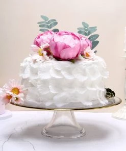 HIER_1130 Artificial Flowers 10 Pack | 3" Pink/Lavender Artificial Peony Flower Heads 23 HIER_1130 Artificial Flowers 10 Pack | 3