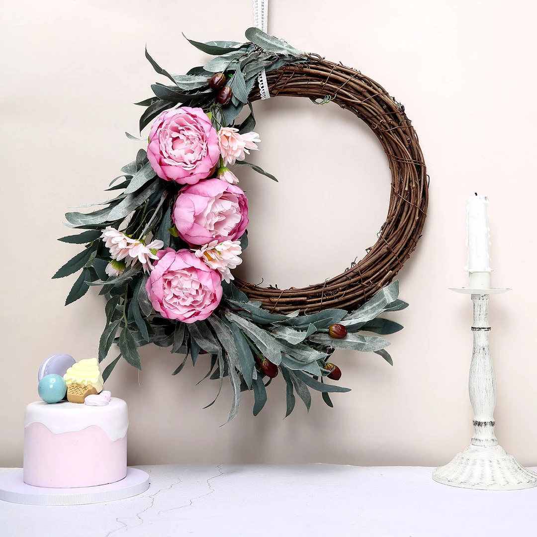 HIER_1130 Artificial Flowers 10 Pack | 3" Pink/Lavender Artificial Peony Flower Heads 9 HIER_1130 Artificial Flowers 10 Pack | 3" Pink/Lavender Artificial Peony Flower Heads