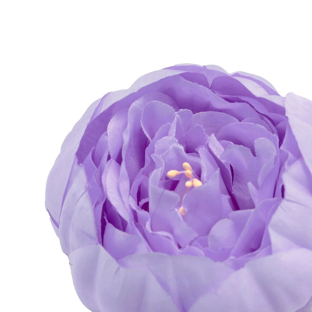 HIER_1130 Artificial Flowers 10 Pack | 3" Lavender Artificial Peony Flower Heads 12 HIER_1130 Artificial Flowers 10 Pack | 3" Lavender Artificial Peony Flower Heads