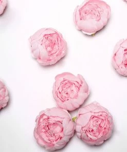 HIER_1130 10 Pack | 3" Pink Artificial Peony Flower Heads Artificial Flowers