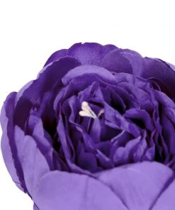 HIER_1130 Artificial Flowers 10 Pack | 3" Purple Artificial Peony Flower Heads 25 HIER_1130 Artificial Flowers 10 Pack | 3