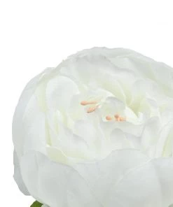HIER_1130 10 Pack | 3" White Artificial Peony Flower Heads Artificial Flowers 25 HIER_1130 10 Pack | 3