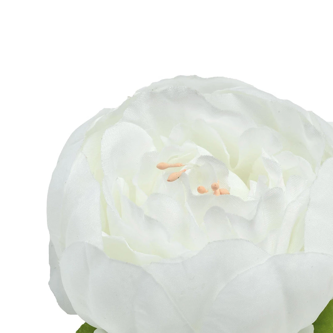 HIER_1130 10 Pack | 3" White Artificial Peony Flower Heads Artificial Flowers 14 HIER_1130 10 Pack | 3" White Artificial Peony Flower Heads Artificial Flowers