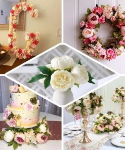 HIER_1130 Artificial Flowers 5 Heads | 10