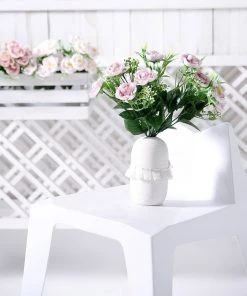 HIER_1130 Artificial Flowers 4 Bushes | 12" Lavender Artificial Peony Flower Bouquet, Silk Flower Arrangements 22 HIER_1130 Artificial Flowers 4 Bushes | 12