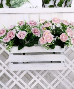 HIER_1130 Artificial Flowers 4 Bushes | 12" Lavender Artificial Peony Flower Bouquet, Silk Flower Arrangements 23 HIER_1130 Artificial Flowers 4 Bushes | 12