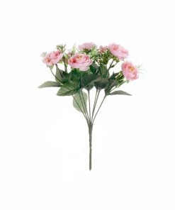 HIER_1130 4 Bushes | 12" Pink Artificial Peony Flower Bouquet, Silk Flower Arrangements Artificial Flowers 17 HIER_1130 4 Bushes | 12
