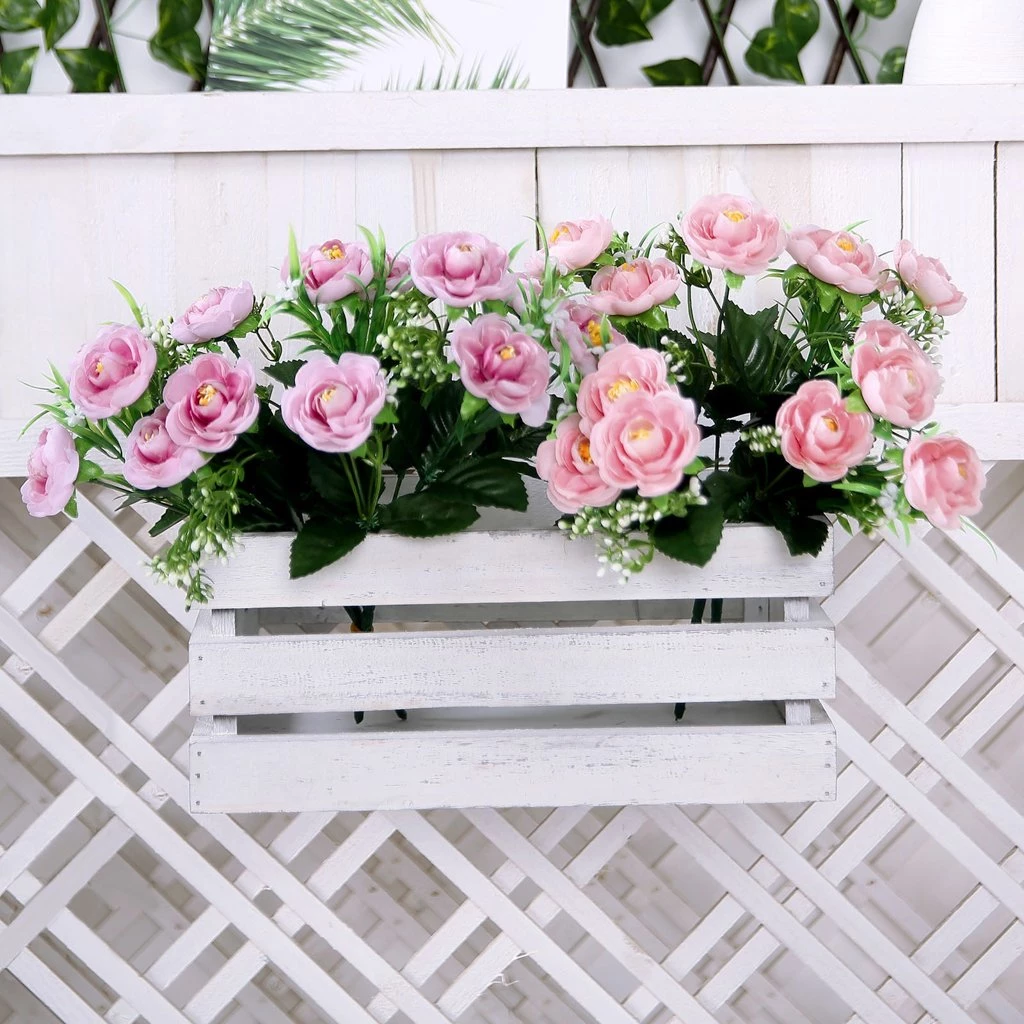 HIER_1130 4 Bushes | 12" Pink Artificial Peony Flower Bouquet, Silk Flower Arrangements Artificial Flowers 11 HIER_1130 4 Bushes | 12" Pink Artificial Peony Flower Bouquet, Silk Flower Arrangements Artificial Flowers