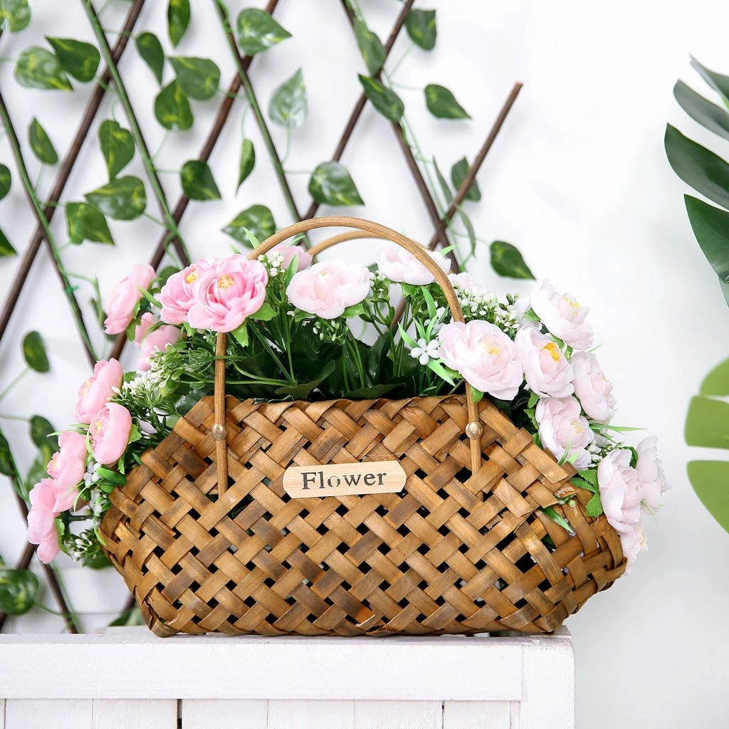 HIER_1130 4 Bushes | 12" Pink Artificial Peony Flower Bouquet, Silk Flower Arrangements Artificial Flowers 14 HIER_1130 4 Bushes | 12" Pink Artificial Peony Flower Bouquet, Silk Flower Arrangements Artificial Flowers