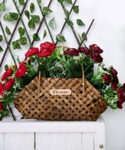 HIER_1130 4 Bushes | 12" Red Artificial Peony Flower Bouquet, Silk Flower Arrangements Artificial Flowers 22 HIER_1130 4 Bushes | 12