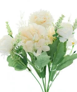 HIER_1130 2 Pack | Blush Artificial Peony Flower Spray, Silk Flower Bouquet For Vases - Rose Gold Assorted 12" Tall Artificial Flowers 23 HIER_1130 2 Pack | Blush Artificial Peony Flower Spray, Silk Flower Bouquet For Vases - Rose Gold Assorted 12