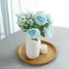 HIER_1130 2 Pack | Blue Artificial Peony Flower Spray, Silk Flower Bouquet For Vases - Assorted 12" Tall 2 HIER_1130 2 Pack | Blue Artificial Peony Flower Spray, Silk Flower Bouquet For Vases - Assorted 12" Tall