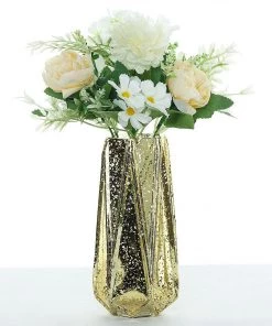 HIER_1130 2 Pack | Ivory Artificial Peony Flower Spray, Silk Flower Bouquet For Vases - Assorted 12" Tall 22 HIER_1130 2 Pack | Ivory Artificial Peony Flower Spray, Silk Flower Bouquet For Vases - Assorted 12