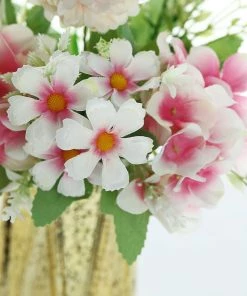 HIER_1130 Artificial Flowers 2 Pack | Pink Artificial Peony Flower Spray, Silk Flower Bouquet For Vases - Assorted 12" Tall 21 HIER_1130 Artificial Flowers 2 Pack | Pink Artificial Peony Flower Spray, Silk Flower Bouquet For Vases - Assorted 12