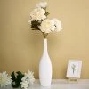 HIER_1130 2 Bushes | 29" Ivory Artificial Long Stem Peony Flower Spray, Silk Peonies Bouquet 2 HIER_1130 2 Bushes | 29" Ivory Artificial Long Stem Peony Flower Spray, Silk Peonies Bouquet