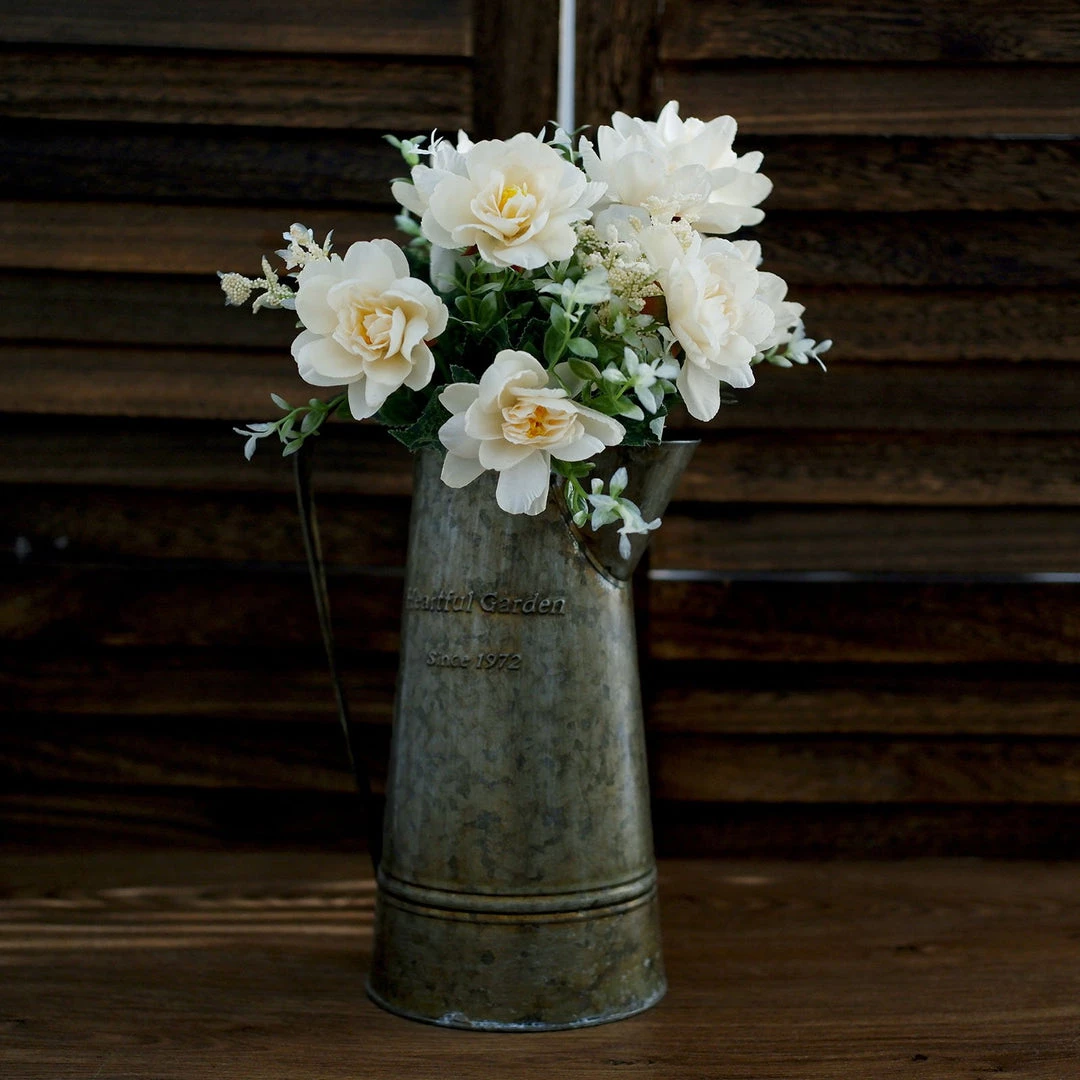 HIER_1140 Artificial Flowers 3 Bushes | 11" Silk Peonies, Artificial Peony Flower Bouquet For Vase, Peony Bush Floral Arrangement - Cream 11 HIER_1140 Artificial Flowers 3 Bushes | 11" Silk Peonies, Artificial Peony Flower Bouquet For Vase, Peony Bush Floral Arrangement - Cream