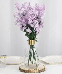 Silkflowersfactory Baby Breath Bush Artificial Silk Flowers - Lavender Baby Breath Bushes 11 Silkflowersfactory Baby Breath Bush Artificial Silk Flowers - Lavender Baby Breath Bushes