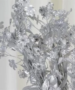 Silkflowersfactory Baby Breath Bushes Baby Breath Bush Artificial Silk Flowers - Silver