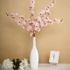 HIER_1150 Artificial Flowers 2 Branches | 42" Blush Artificial Long Stem Carnation Flower Spray, Silk Flowers Bouquet - Rose Gold 1 HIER_1150 Artificial Flowers 2 Branches | 42" Blush Artificial Long Stem Carnation Flower Spray, Silk Flowers Bouquet - Rose Gold